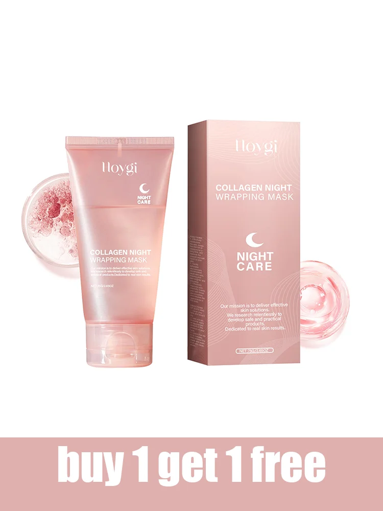 Hoygi 75G Collagen Tearing Facial Mask Gently Cleanses, Exfoliates, Moisturizes, Skin Care and Brightens facial mask - Image 3