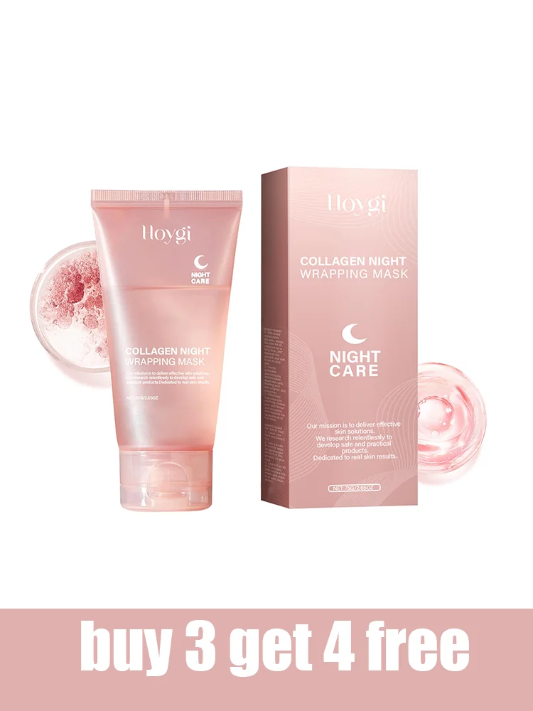 Hoygi 75G Collagen Tearing Facial Mask Gently Cleanses, Exfoliates, Moisturizes, Skin Care and Brightens facial mask - Image 2