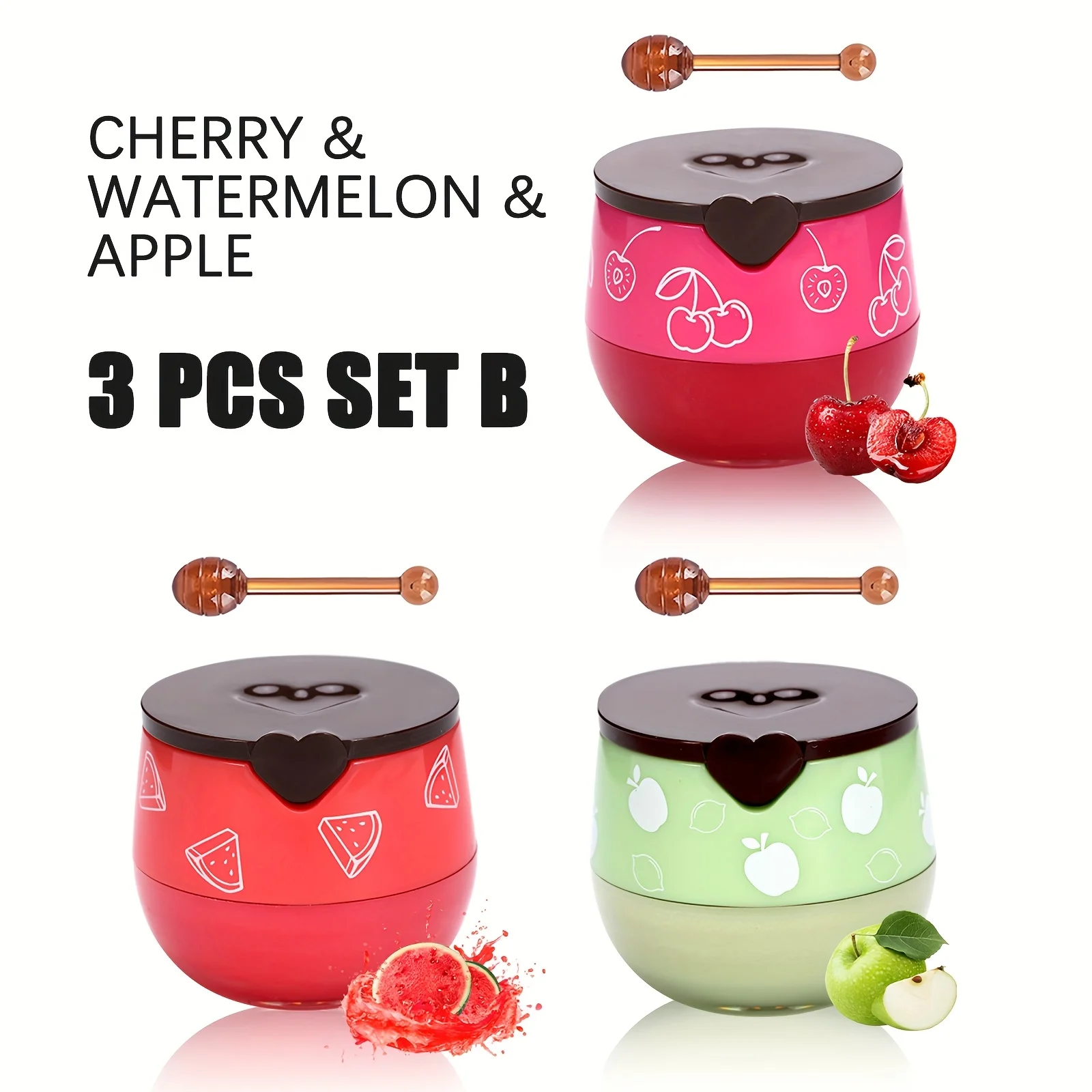 Lip Mask Honey Pot, Moisturizing Lip Mask with Brush, Lip Sleeping Mask Overnight, Hydrating Lip Balm, Lip Mask Propolis - Image 7