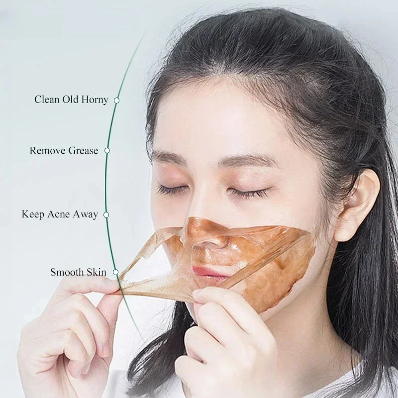 Deep Cleansing Mask Blackhead Remover Tear Pull Face Masks Moisturizing Oil Control Shrink Pore Improve Rough Skin Mud Mask - Image 7