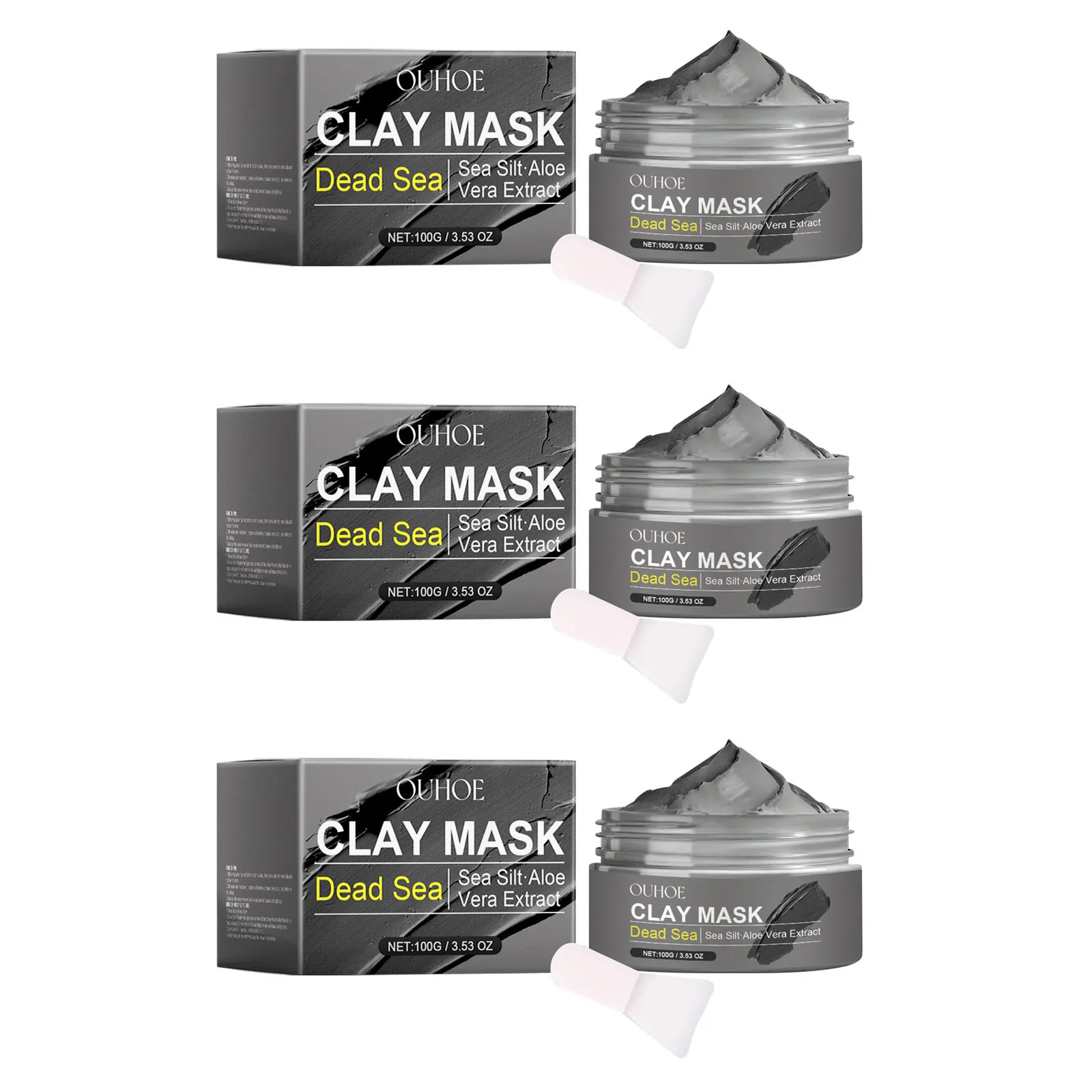 Deep Cleansing Face Mask Dead Sea Mud Brightening Facial Hydrating Oil Control Soothing Skin Repair Acne Blackhead Remover Mask - Image 8