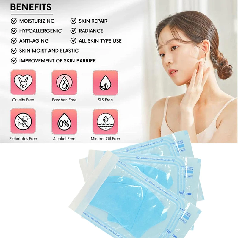9/15pcs Soluble Collagen Face Mask Hydrolyzed Film Anti Aging Moisturizing Mask Fade Fine Lines Firming Lifting Gel Skin Care - Image 6