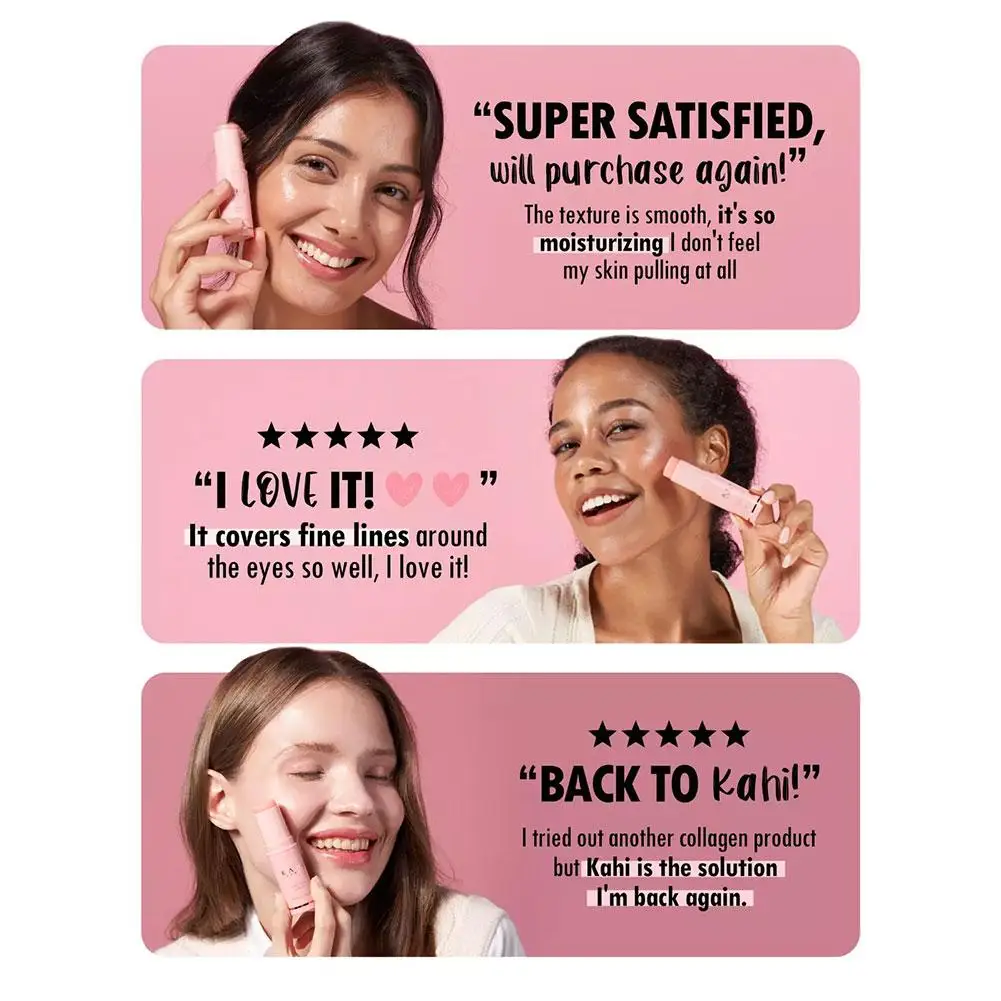 Wrinkle Bounce Moisturizing Multi Balm for Face Daily Face Moisturizer Stick All-in-One Multi Balm Hydrating Lip Eye Neck Cream - Image 5