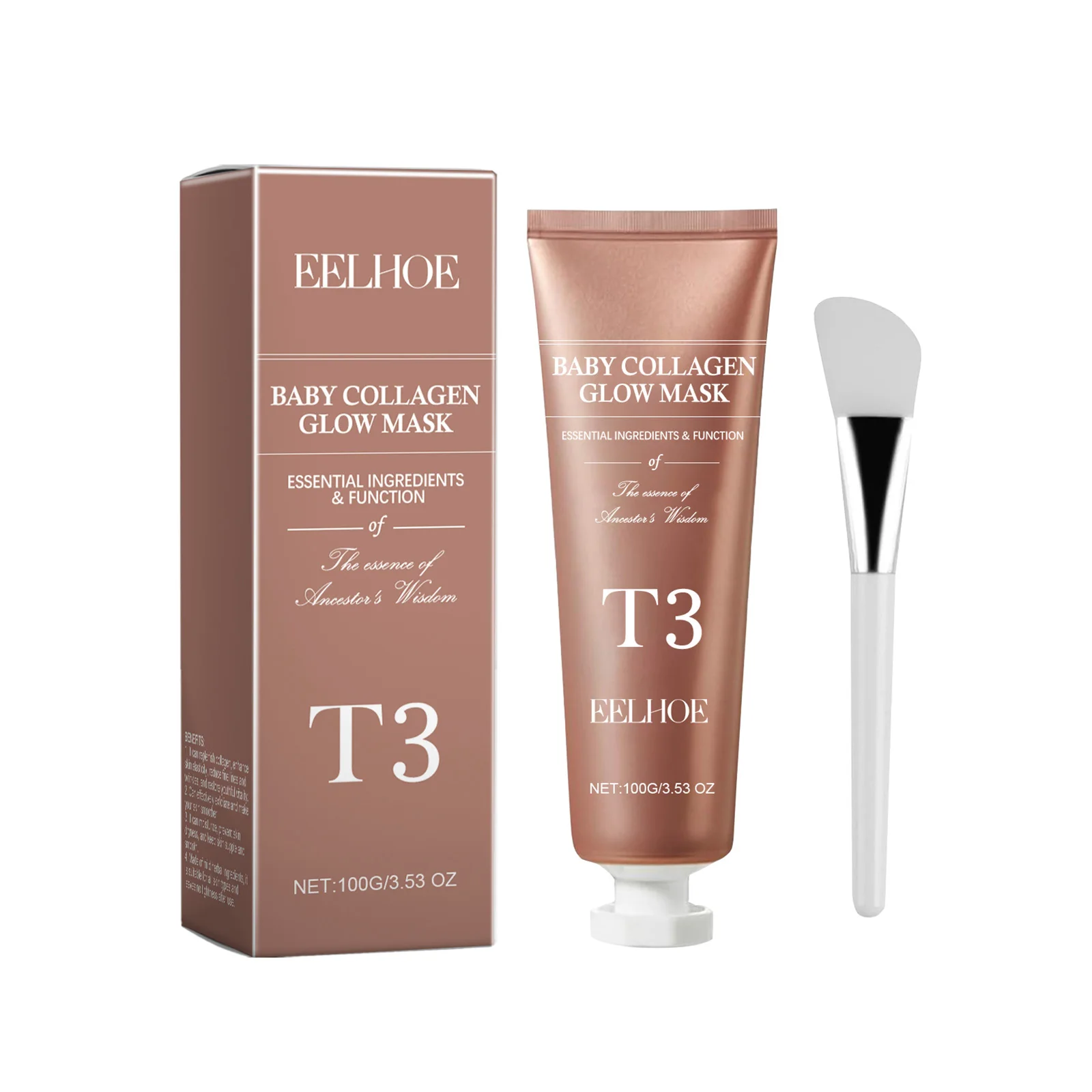 EELHOE 100g Collagen Tearing Mask Collagen supplement Hydrating And Moisturize Natural Extracted Ingredients Gentle Facial Mask