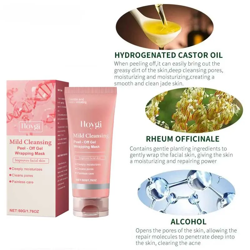 Deep Cleansing Mask Blackhead Remover Tear Pull Face Masks Moisturizing Oil Control Shrink Pore Improve Rough Skin Mud Mask - Image 4