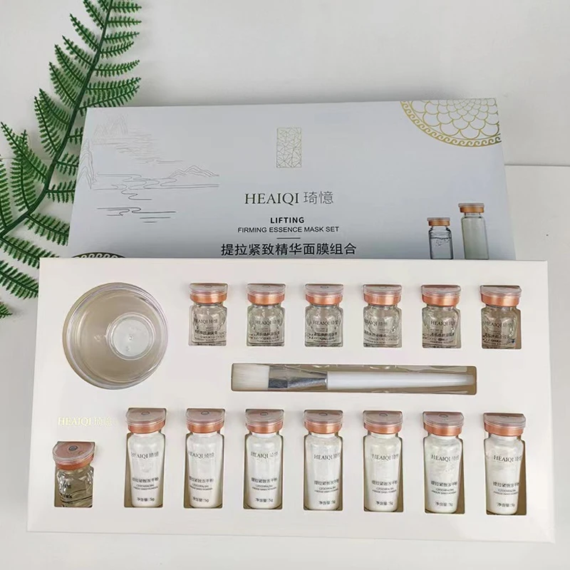 Korean Collagen Hyaluronic Acid Face Mask Repair Firming Lifting Improve Fine Lines Brighten Moisturiz Peptide Essence Skin Care - Image 8