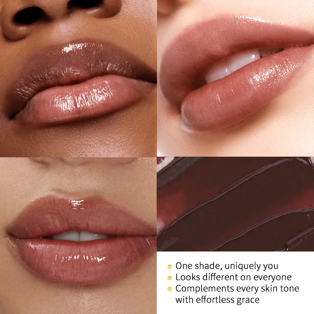 Black Honey Lipstick Long Lasting Moisturizing Natural Lip Plumper Makeup Lip Plumping Gloss Cosmetics Exfoliating for Lip - Image 7