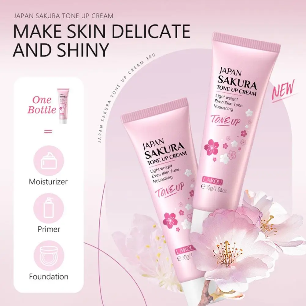 6pcs/Set Sakura Skin Care Sets Face Cream Serum Toner Facial Cleanser Sunscreen Eye Cream Face Skin Care Set Product Gift box - Image 2