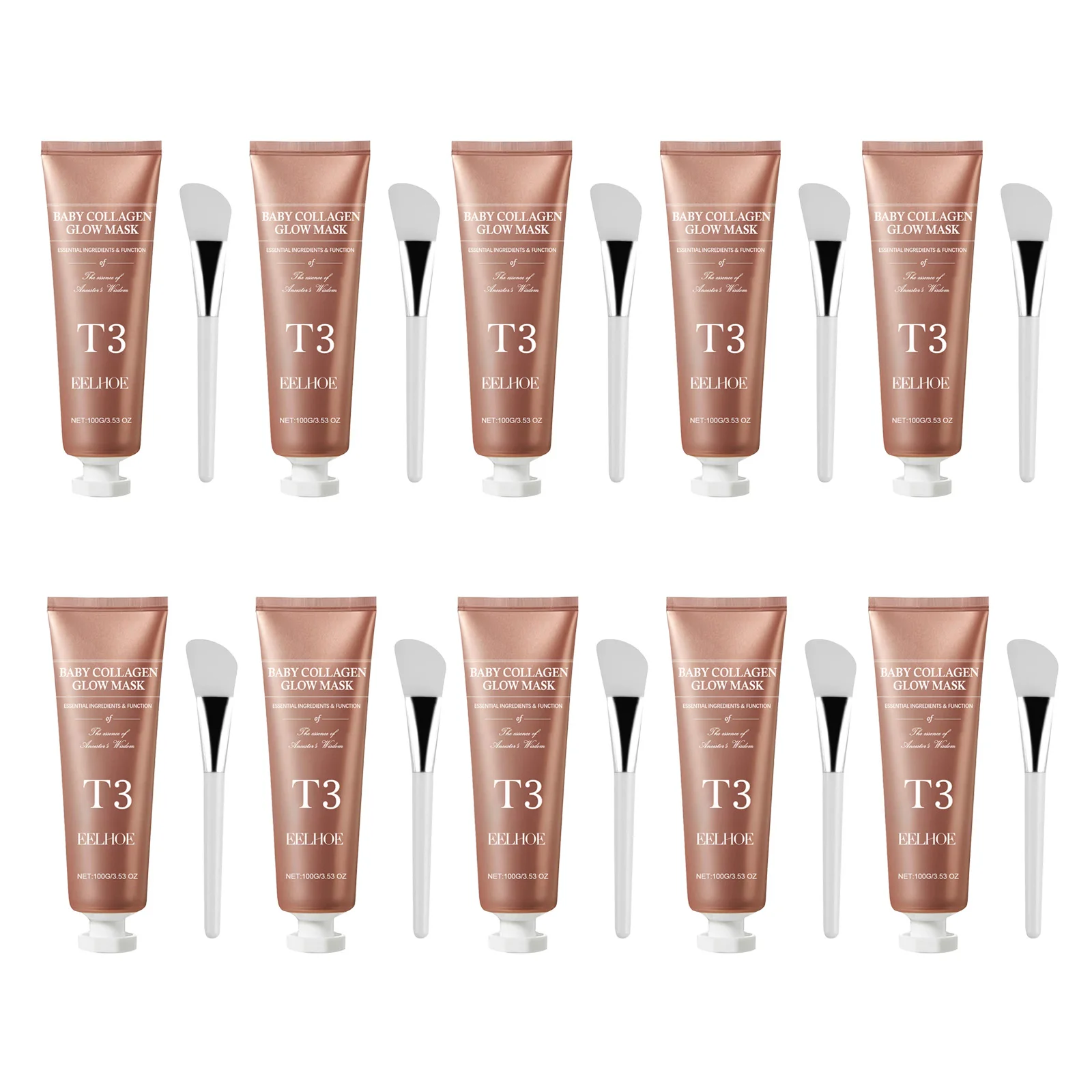 EELHOE 100g Collagen Tearing Mask Collagen supplement Hydrating And Moisturize Natural Extracted Ingredients Gentle Facial Mask - Image 8