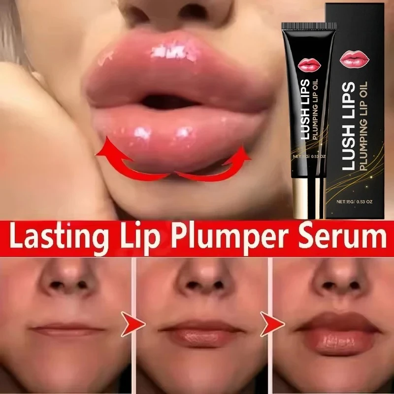 Lip Plumper Oil Instantly Volumising Increase Lip Elasticity Long-lasting Moisturize Lip Plumper Gloss Sexy Beauty Makeup - Image 2