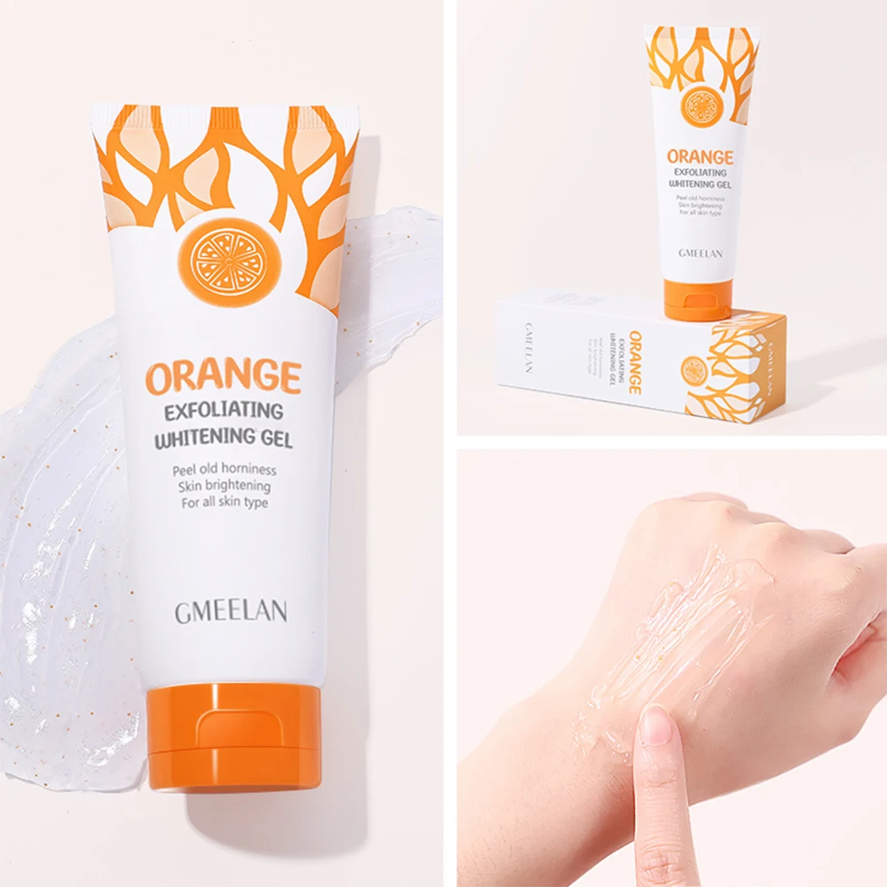 Orange Exfoliating Gel Dead Spot Remover Brighten Peeling 50g Gentle Repair Scrub Whiten Hydrating Moisturizer Korean Skin Care - Image 5