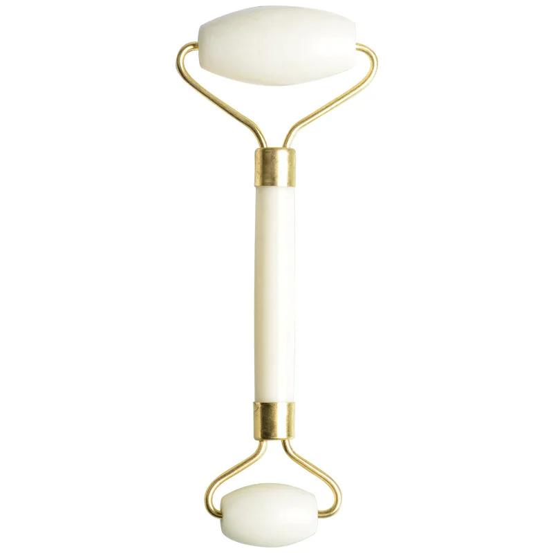 Facial Jade Massage Roller Set Guasha Board Double Heads Jade Roller for Face Natural Stone Massage Slimming Board Beauty Neck - Image 11