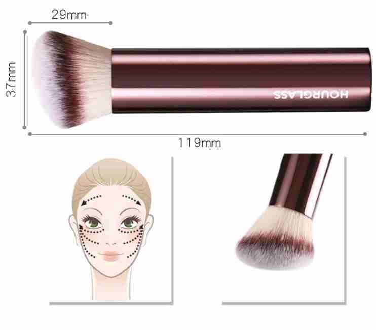Inclined Flat Head Foundation Brush Makeup Beauty Tool - Image 2
